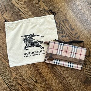 Burberry Adleine foldover clutch